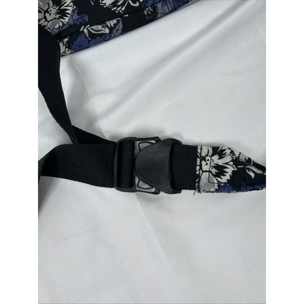 Vera Bradley Essential Compact Sling Backpack Frosted Floral Blue Crossbody